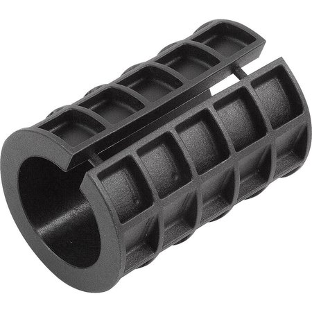 KIPP Reducing Bushing For Rnd. Tubes A=12, 25, B=18, Thermoplastic Black K0492.01812